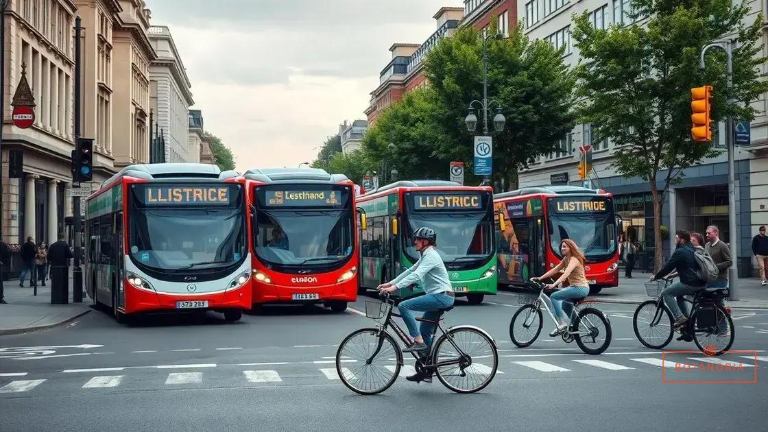 Key changes in transport initiatives