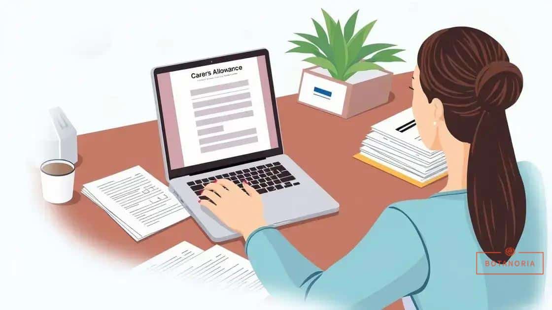 How to apply for Carer’s Allowance