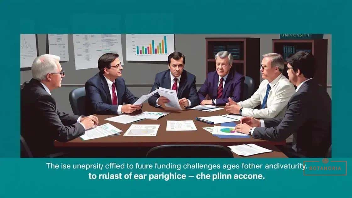 Future challenges for university funding