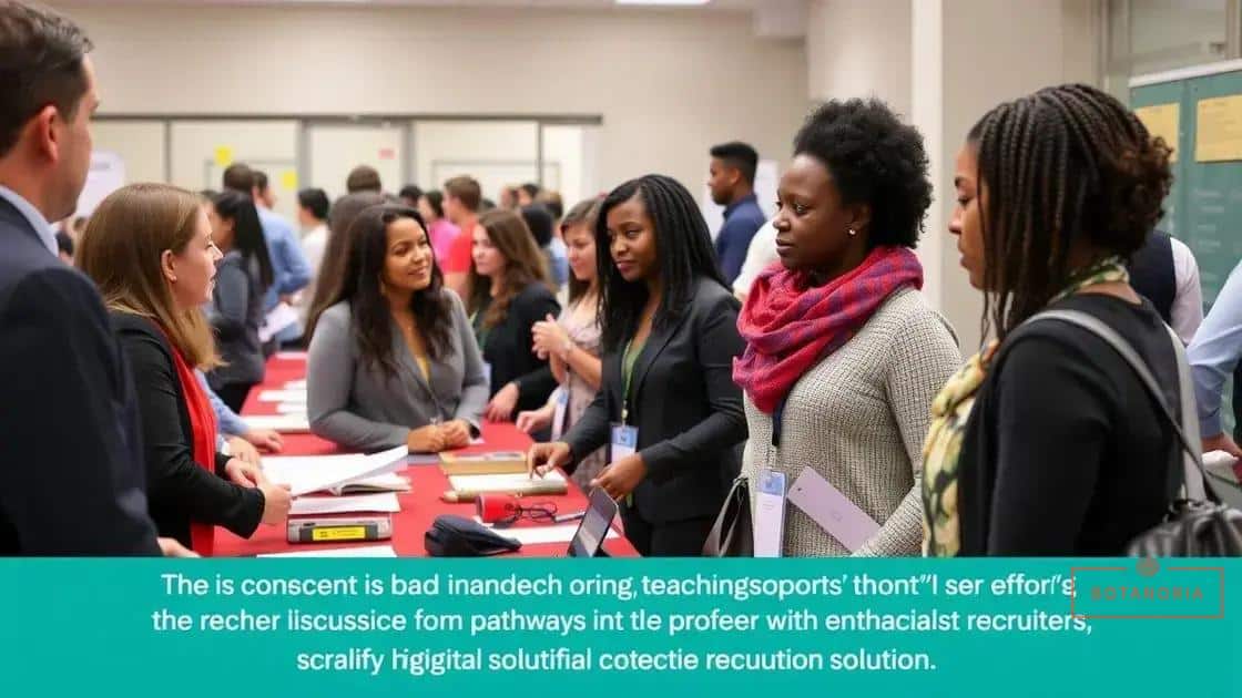 Potential solutions for teacher recruitment