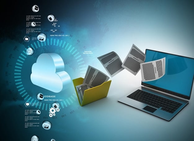 A split screen showing traditional paper-based accounting on one side and digital cloud-based accounting software on the other, illustrating the shift towards digitisation in VAT reporting for online retailers in the UK.