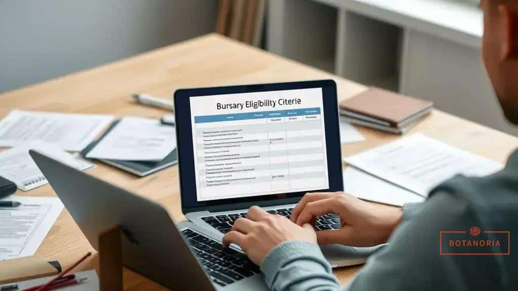 Eligibility criteria for bursary applications Eligibility criteria for bursary applications