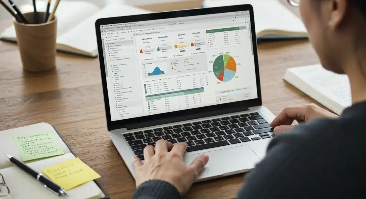 Individual analyzing personal financial benefits and planning for the future