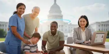 Diverse caregivers receiving support from federal programs in 2026