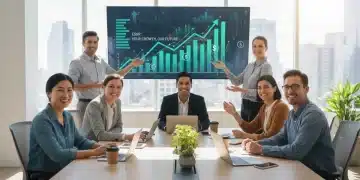 Employees discussing ESPP benefits for company stock purchase