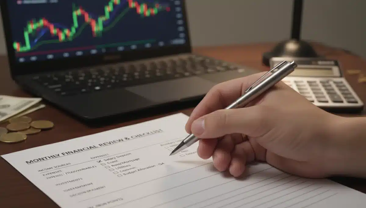 Person reviewing financial checklist for mortgage refinancing decisions