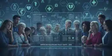 Diverse Americans contemplating new healthcare reform policies