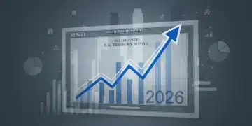 Graph showing rising 10-year treasury yield with US bond certificate overlay, symbolizing fixed income impact in 2026