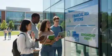 Students reviewing 2026 FAFSA changes on a laptop, symbolizing college financial aid planning