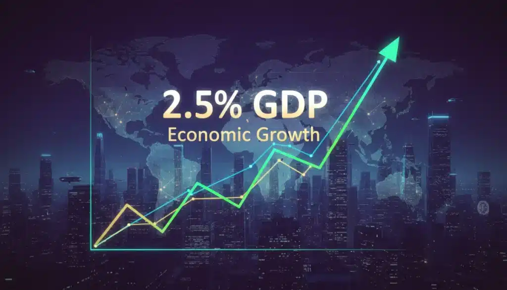 US GDP Growth Revised to 2.5% for 2026: Economic Forecast Update