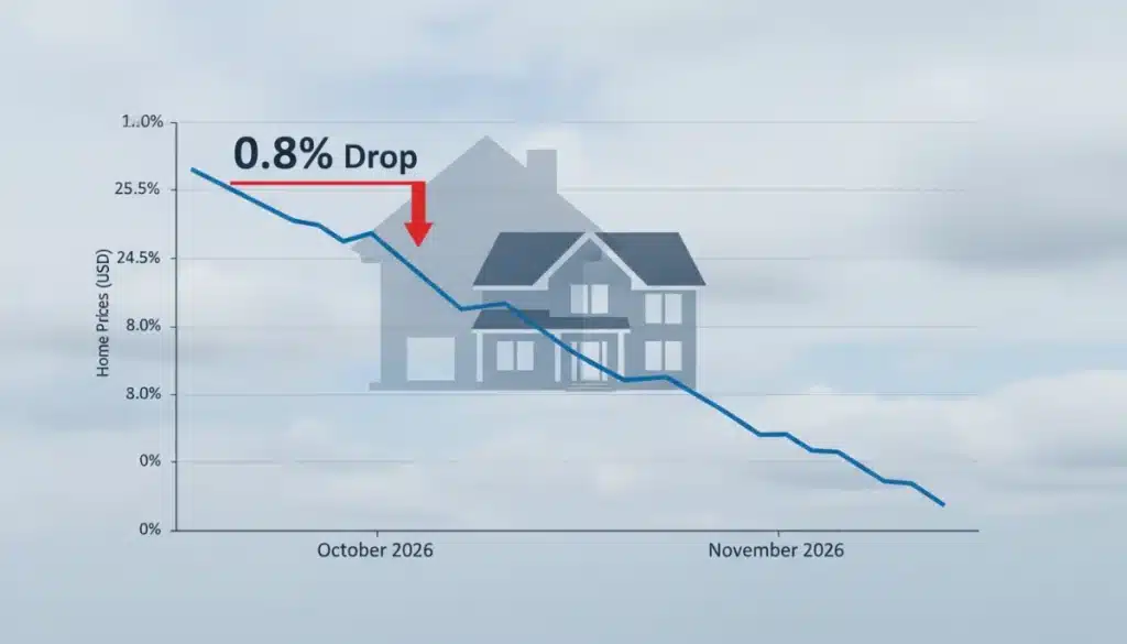 Housing Market Update: US Home Prices Dip 0.8% in November 2026