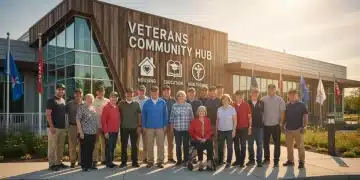 Veterans' Benefits 2026: Housing, Education, Healthcare Programs Diverse veterans smiling, symbolizing comprehensive support programs